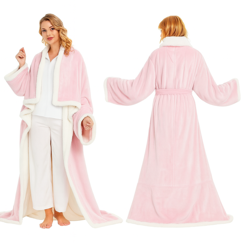 Heated Blanket with Foot Pockets