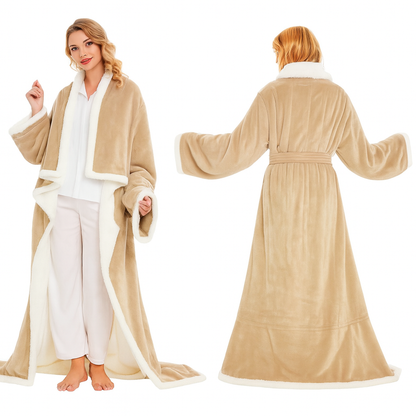 Heated Blanket with Foot Pockets